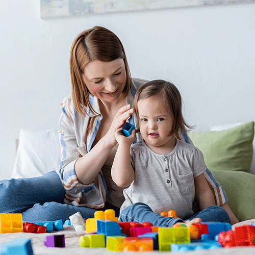 Child receiving disability support and care services at home in Parramatta, NSW